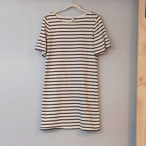 J Crew striped T shirt dress- like-new condition